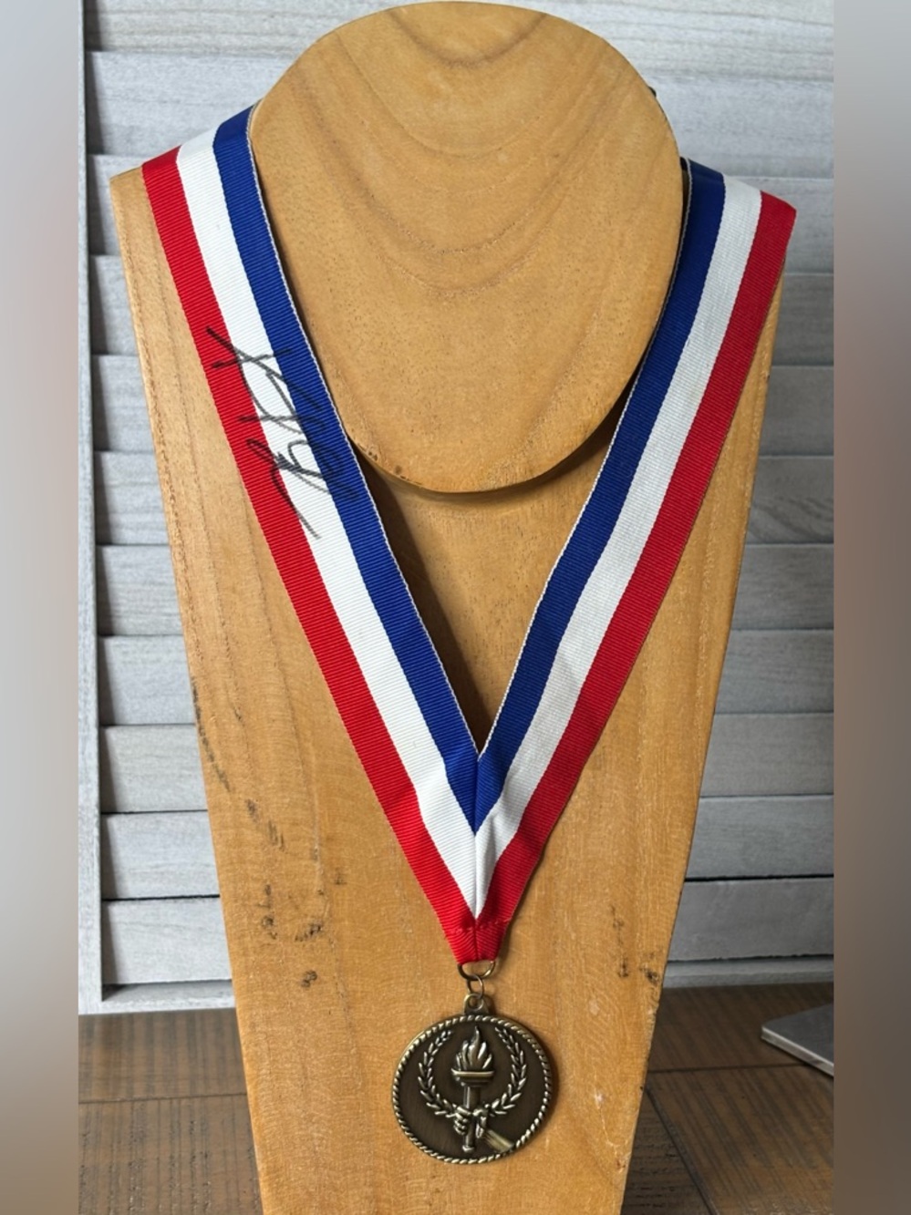 Kurt Angle Signed Replica Olympic Gold Medal - WWE HOF Legend
